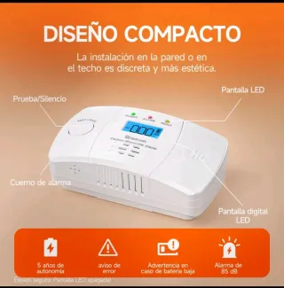 Alarma Monóxido Carbono Heiman