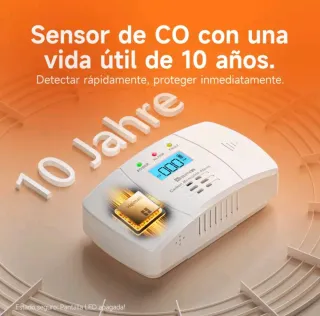 Alarma Monóxido Carbono Heiman