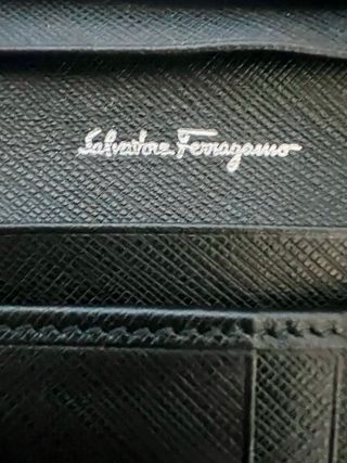 Cartera Ferragamo Nueva Piel Marrón Original