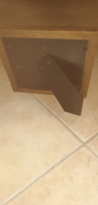 Cornice portafoto in legno e vetro