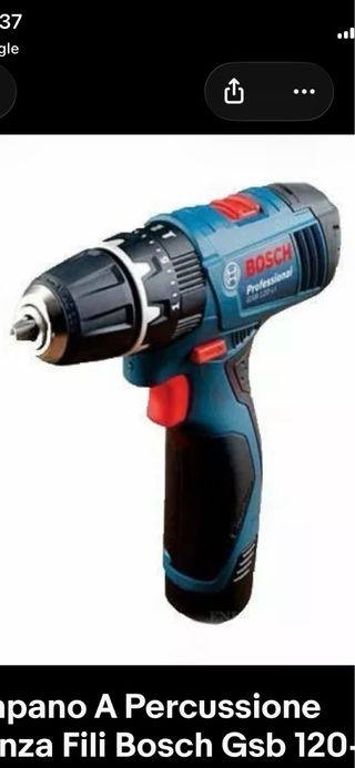 Trapano Bosch 12V Bosch Gsb 120-Li