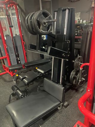 Máquina de prensa de gimnasio