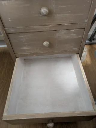 Escritorio madera con 4 cajones