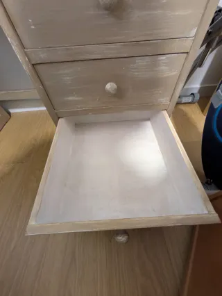 Escritorio madera con 4 cajones