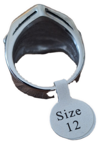 Anello Harley Davidson Misura 12 Oro Argento