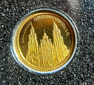 Moneda de oro 14,Andorra, Santiago de Compostela