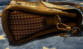 Bolso de hombro con estampado de paisaje