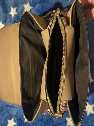 Bolso de hombro con estampado de paisaje