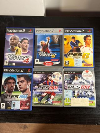 Colección Pro Evolution Soccer PS2 y PS3