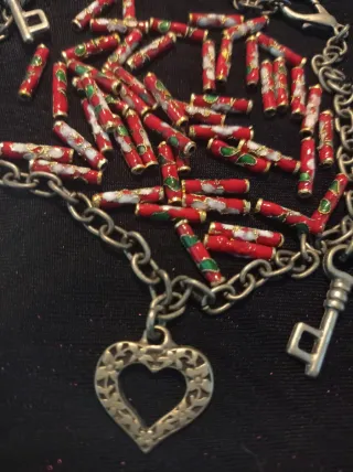 Lote 25 Colgantes Cloisonné