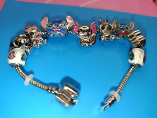 Pulsera Disney Acero Charms Stitch