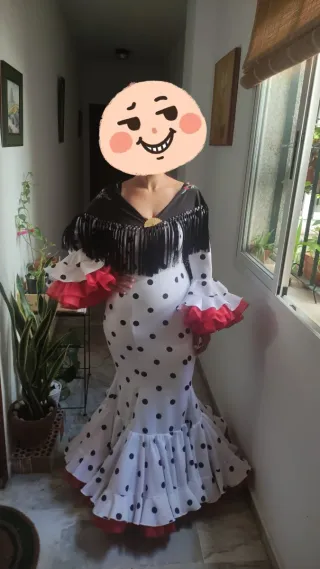 Traje Flamenca Talla 44.