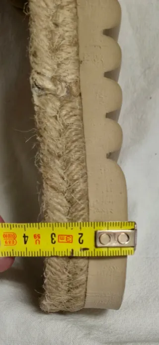 Sandalias esparto beige