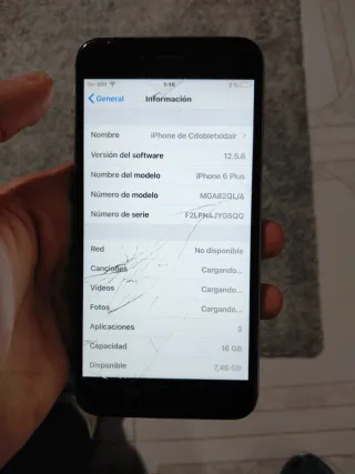 iPhone 6S Plus Plata