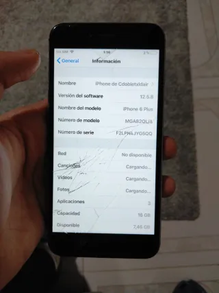 iPhone 6S Plus Plata