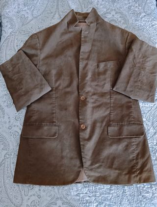 Blazer Mike Davis 56 Camurça Aveludada Castanho