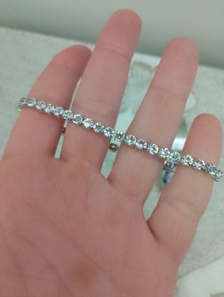 Bracciale tennis con zirconi