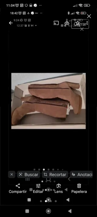 Botas de ante marrones