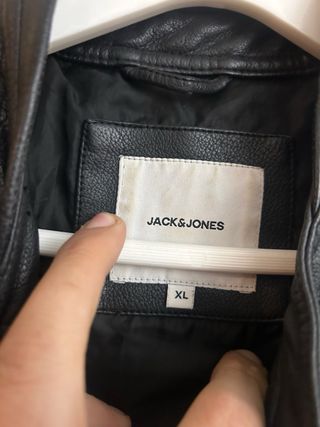 Giubbotto in pelle Jack & Jones