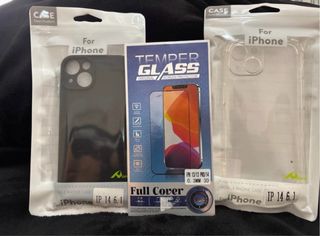 Kit Protección iPhone 14: Funda + Cristal Templado