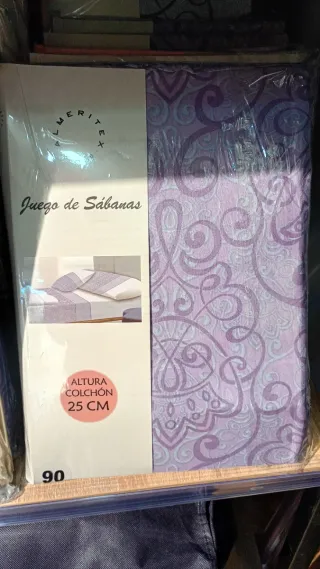 Juego de Sábanas Morado y Rosa