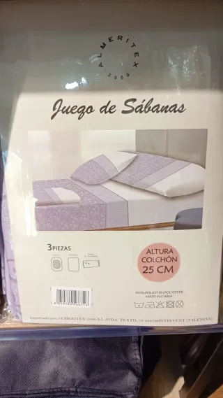 Juego de Sábanas Morado y Rosa