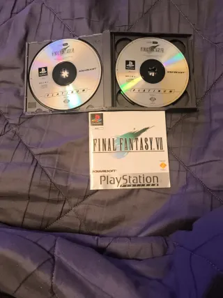 Final Fantasy VII Platinum PAL PS1