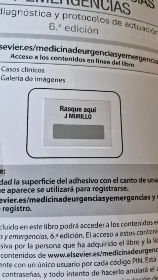 Medicina de Urgencias y Emergencia , 6ta. Edición.