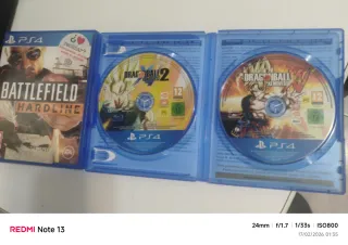 Juegos PS4 Battlefield Hardline y Dragon Ball