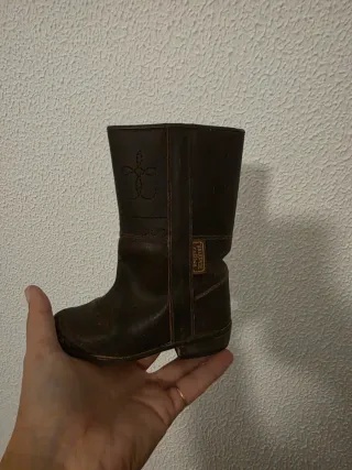 Botas camperas bebé piel