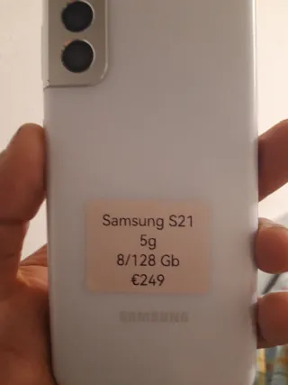Samsung S21 5G 128GB Argento