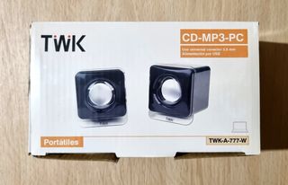 Altavoces TWK Portátiles CD-MP3-PC