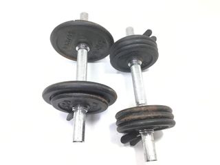 kit mancuernas domyos 12kg + barras