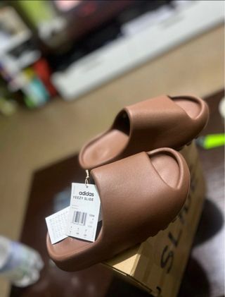 Chanclas Adidas Yeezy Slide T37 Marrón Nuevas Orig
