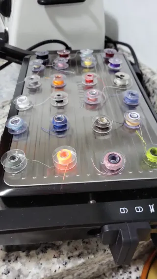 Lote 24 canillas Singer