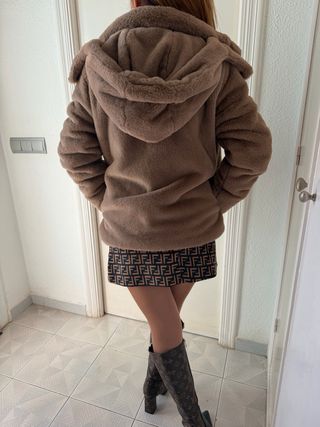 Chaqueta de pelo Corte Inglés