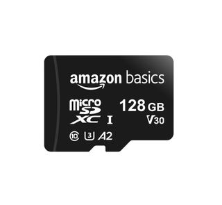 MicroSDXC Amazon Basics 128 GB con Adaptador