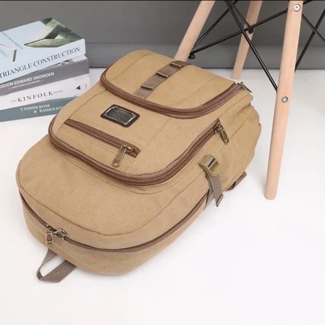 Zaino Vintage Beige e Marrone