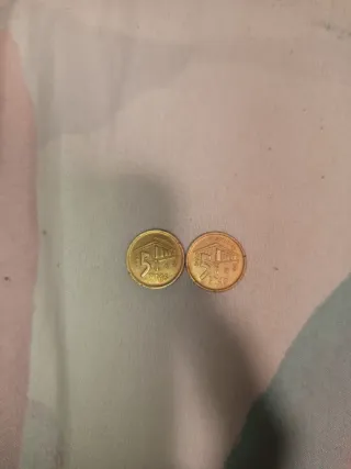 2 Monedas 5 Pesetas 1995 Asturias