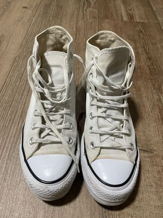 Tenis Converse Blancos Plataforma