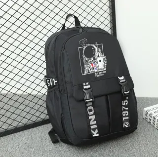 Mochila black printed 45 x 29 x 16,5 cm