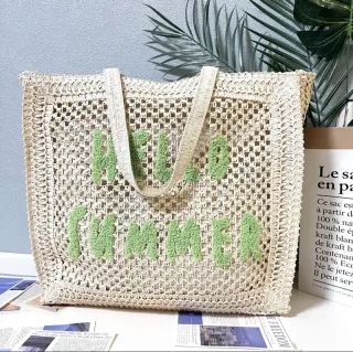 Bolso de playa Hello Summer 39 x 33 x 15 cm