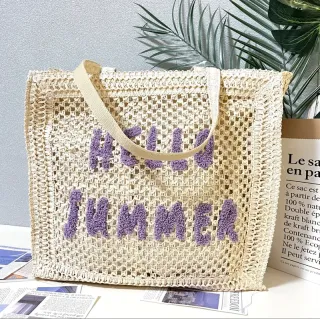 Bolso de playa Hello Summer 39 x 33 x 15 cm