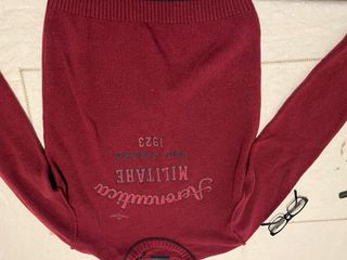 Jersey lana Aeronautica Militare rojo