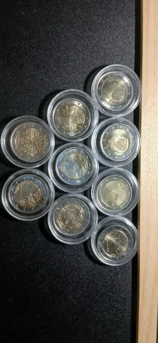 9 Monedas 2 Euros