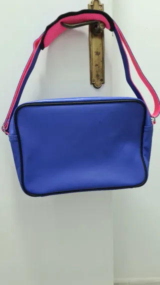 Bolso bandolera Adidas Azul y Rosa Vintage