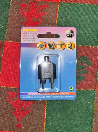 Adaptador RCA Hembra a Doble RCA Macho