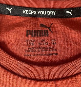 Camiseta PUMA niño manga corta.