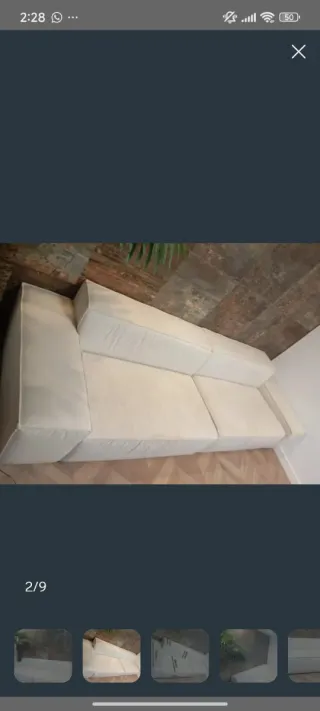 Sofá modular moderno beige