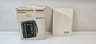 Walkman SANYO M-1115 Grab/Rep/Altav Coleccionismo